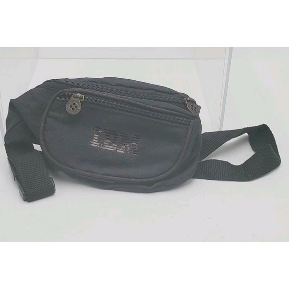 Vintage 90s IBM Fanny Pack Black Retro Travel Computer Nerd‎ - Picture 1 of 8
